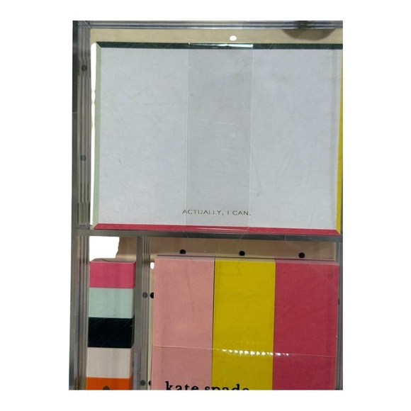 kate spade new york “Actually I Can” Stationery Tackle Box Set NEW - Picture 3 of 6